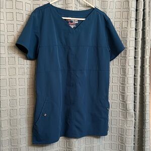 Grey's Anatomy Women's Blue Scrub Top